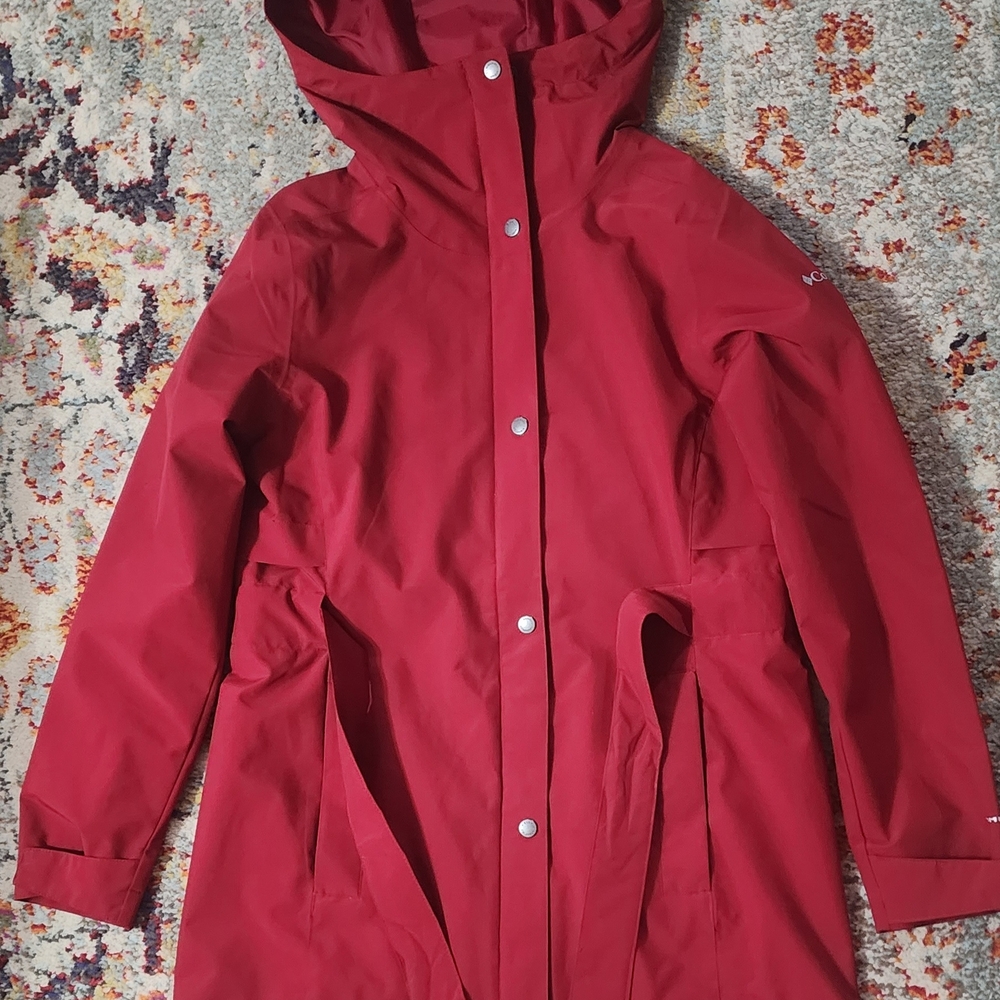 Women's Red Hooded Jacket